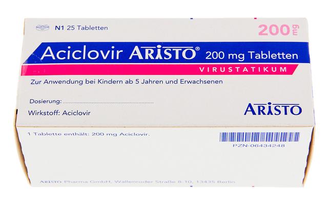 Aciclovir (Cymex Ultra, Virasorb)