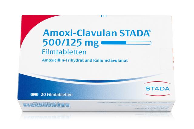 Augmentin 500/125mg Antibiotic (amoxicillin/clavulanate potassium)