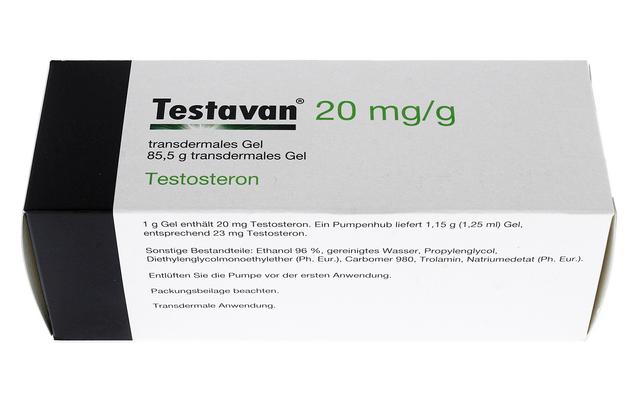 Testavan 20mg (Transdermal gel, testosterone)