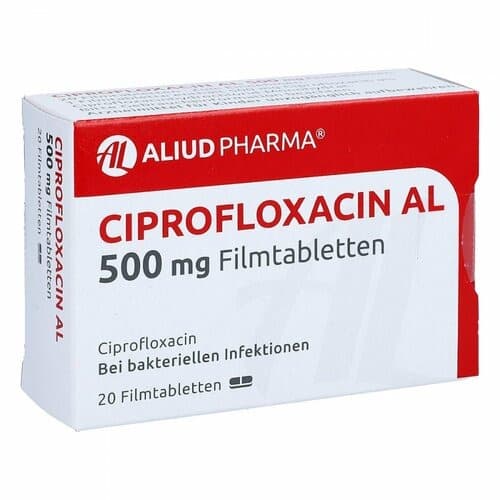 Ciprofloxacin (Ciproxin,Cipro,Ciprobay)