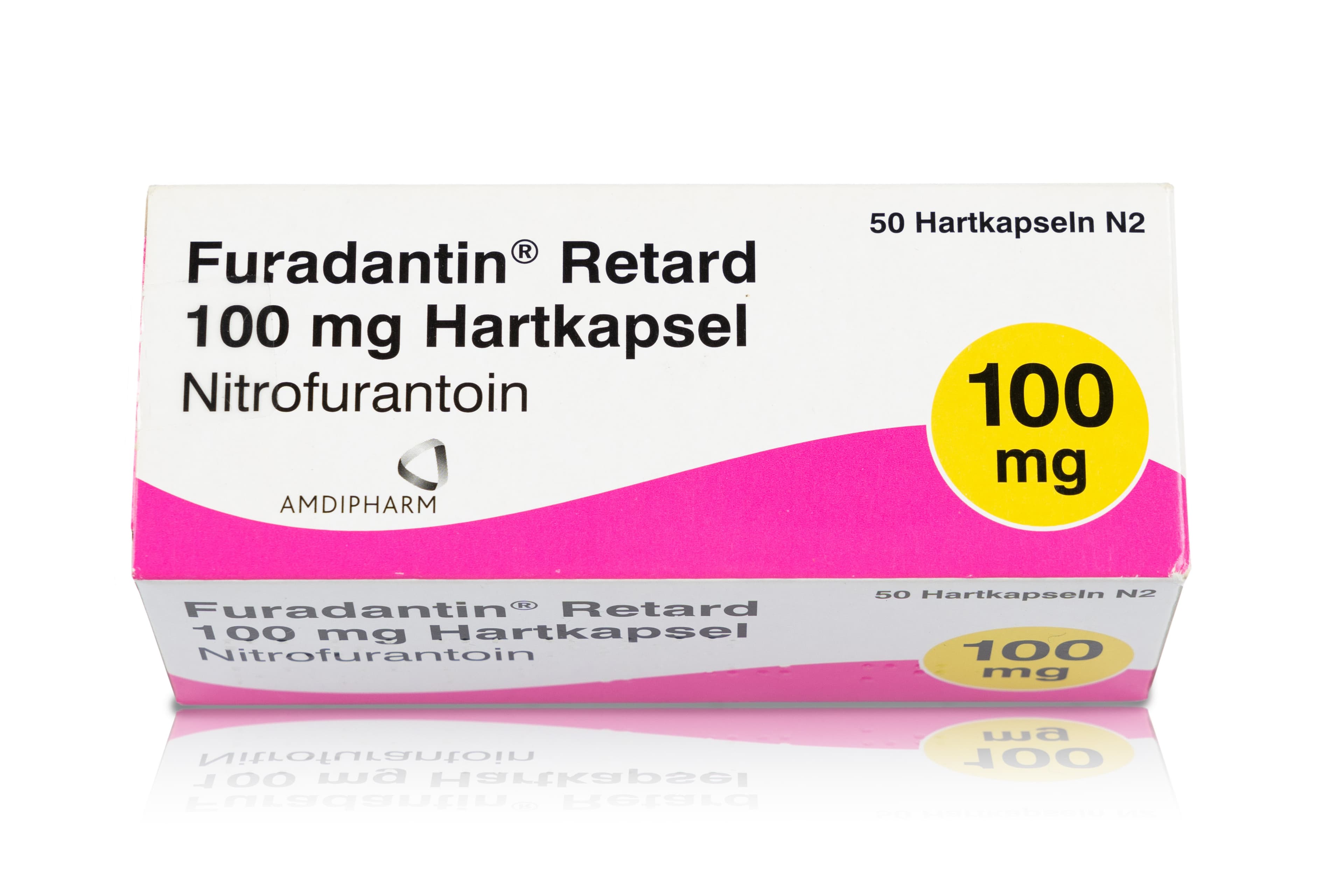 Furadantin 100mg Antibiotikum (Nitrofurantoin)